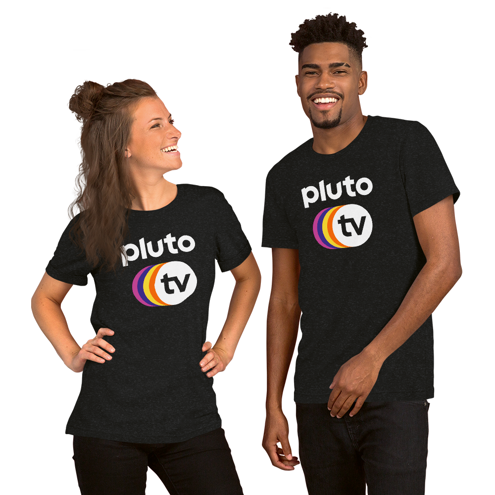 Pluto TV Adult Logo T-Shirt