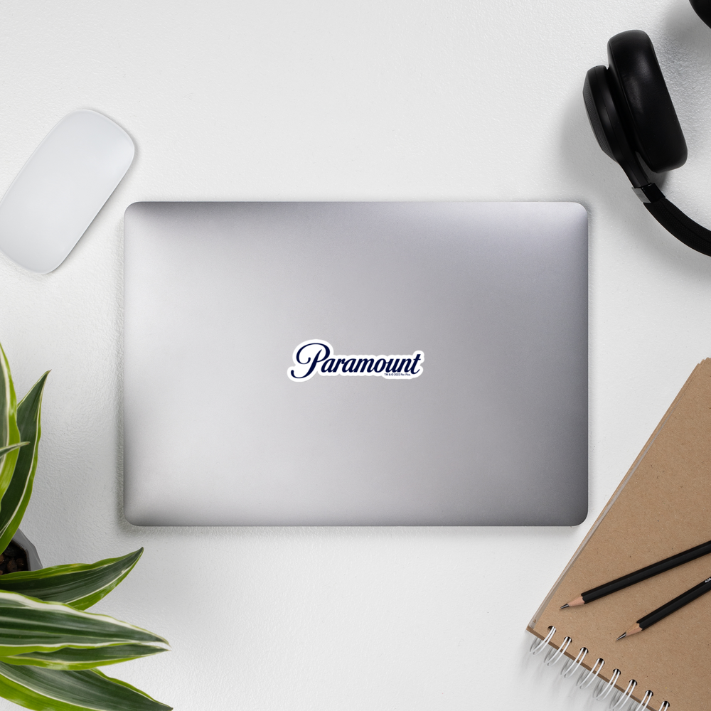 Paramount Script Die Cut Sticker